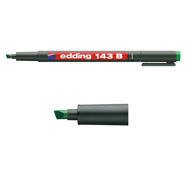 Edding Märkpenna permanent 1.0mm - 3.0mm | Edding 143B | grön 4-143004 200700 - 1