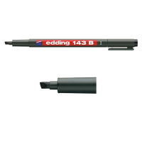 Edding Märkpenna permanent 1.0mm - 3.0mm | Edding 143B | svart 4-143001 200694