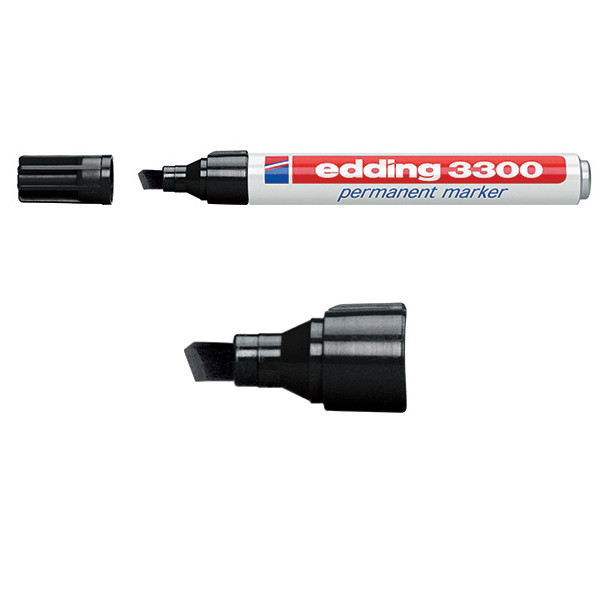 Edding Märkpenna permanent 1.0mm - 5.0mm | Edding 3300 | svart 4-3300001 200814 - 1