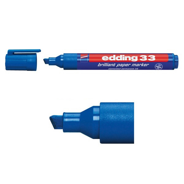 Edding Märkpenna permanent 1.0mm - 5.0mm | Edding 33 | blå 4-33003 239214 - 1