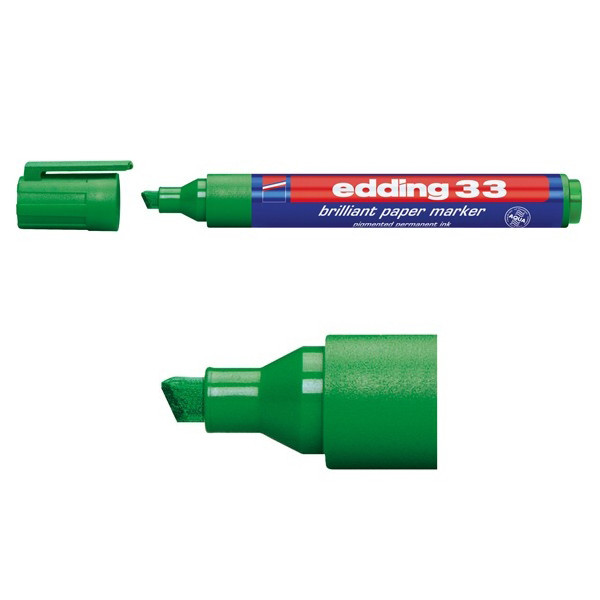 Edding Märkpenna permanent 1.0mm - 5.0mm | Edding 33 | grön 4-33004 239215 - 1