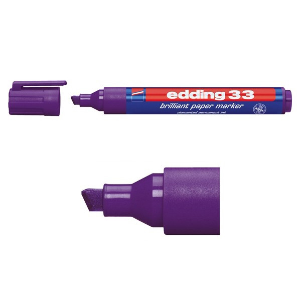 Edding Märkpenna permanent 1.0mm - 5.0mm | Edding 33 | lila 4-33008 239219 - 1