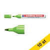Märkpenna permanent 1.5mm - 3.0mm | Edding 3000 | ljusgrön | 10st 240563 - 1