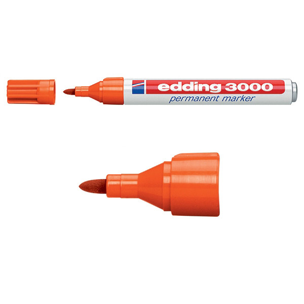 Edding Märkpenna permanent 1.5mm - 3.0mm | Edding 3000 | orange 4-3000006 200784 - 1