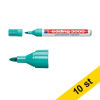 Märkpenna permanent 1.5mm - 3.0mm | Edding 3000 | turkos | 10st 240566 - 1