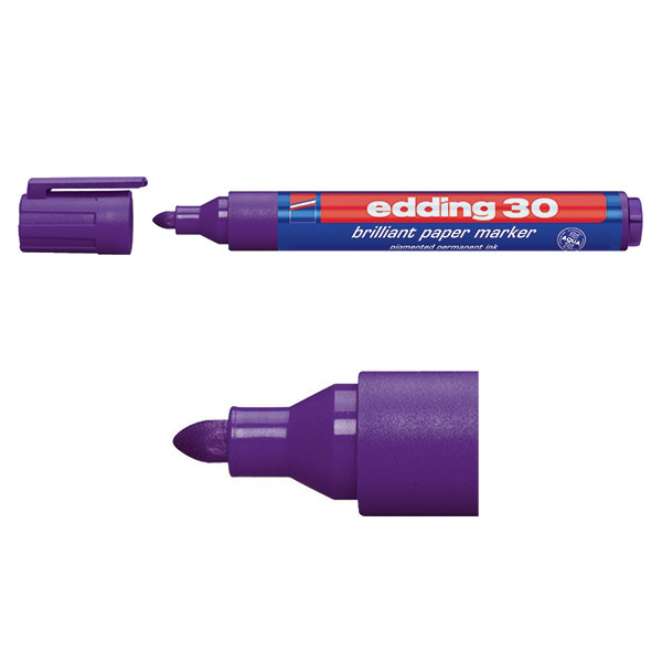Edding Märkpenna permanent 1.5mm - 3.0mm | Edding 30 | lila 4-30008 239211 - 1