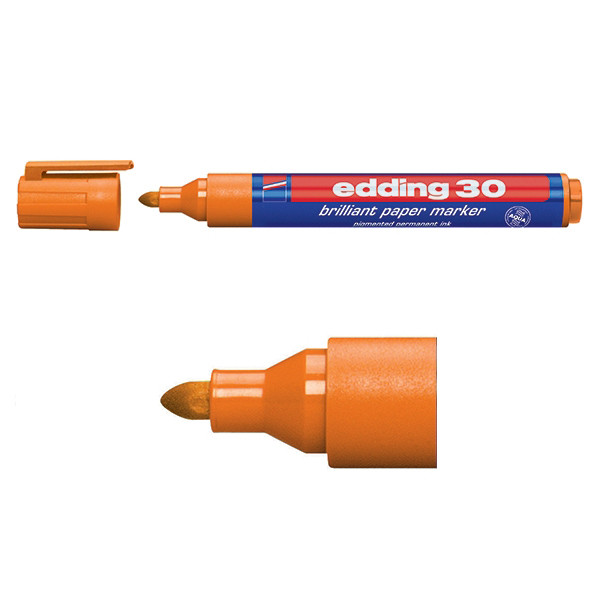 Edding Märkpenna permanent 1.5mm - 3.0mm | Edding 30 | orange 4-30006 239209 - 1