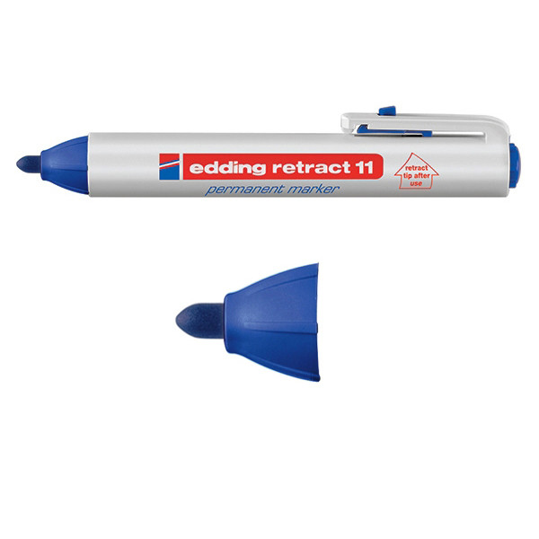 Edding Märkpenna permanent 1.5mm - 3.0mm | Edding Retract 11 | blå 4-11003 200837 - 1