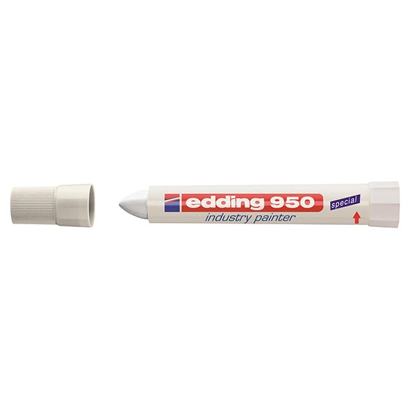 Edding Märkpenna permanent 10.0mm | Edding 950 | vit 4-950049 239307 - 1