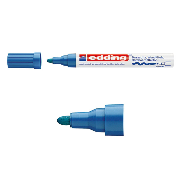 Edding Märkpenna permanent 2.0mm - 4.0mm | Edding 4000 | blå 4-4000003 239115 - 1