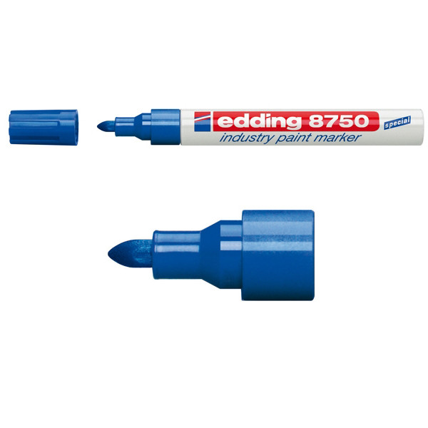 Edding Märkpenna permanent 2.0mm - 4.0mm | Edding 8750 | blå 4-8750003 200774 - 1