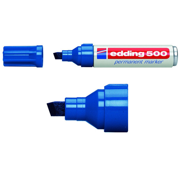 Edding Märkpenna permanent 2.0mm - 7.0mm | Edding 500 | blå 4-500003 200520 - 1