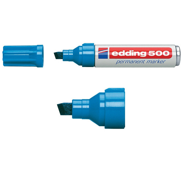 Edding Märkpenna permanent 2.0mm - 7.0mm | Edding 500 | ljusblå 4-500010 200810 - 1