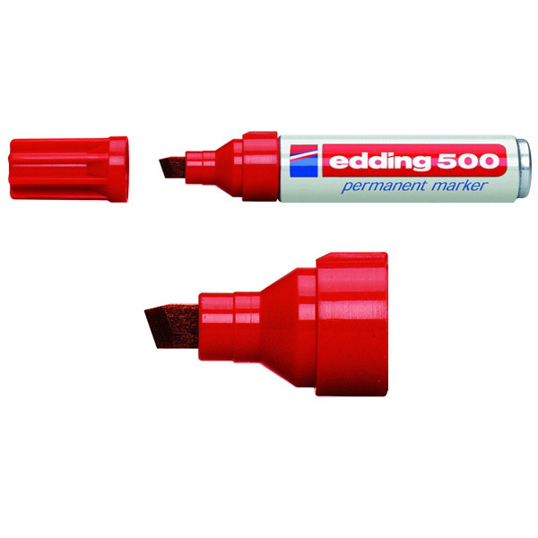 Edding Märkpenna permanent 2.0mm - 7.0mm | Edding 500 | röd 4-500002 200518 - 1