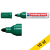 Märkpenna permanent 3.0mm - 4.0mm | Edding 550 | grön | 10st 239507 - 1