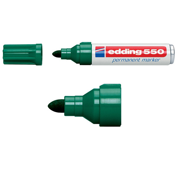 Edding Märkpenna permanent 3.0mm - 4.0mm | Edding 550 | grön 4-550004 200834 - 1