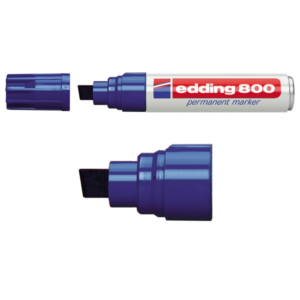 Edding Märkpenna permanent 4.0mm - 12.0mm | Edding 800 | blå 4-800003 200512 - 1
