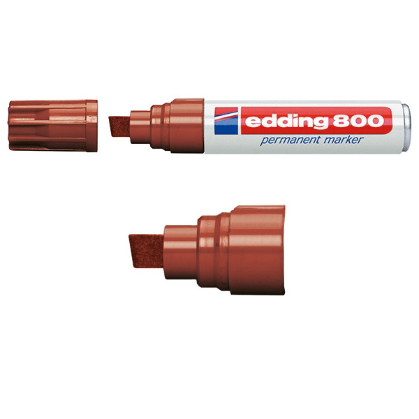 Edding Märkpenna permanent 4.0mm - 12.0mm | Edding 800 | brun 4-800007 200813 - 1