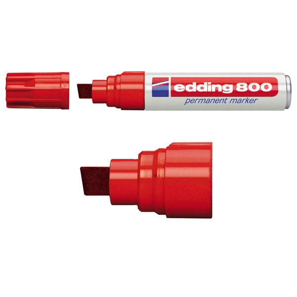 Edding Märkpenna permanent 4.0mm - 12.0mm | Edding 800 | röd 4-800002 200510 - 1