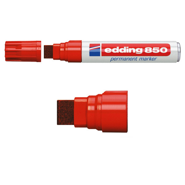 Edding Märkpenna permanent 5.0mm - 15.0mm | Edding 850 | röd 4-850002 200546 - 1