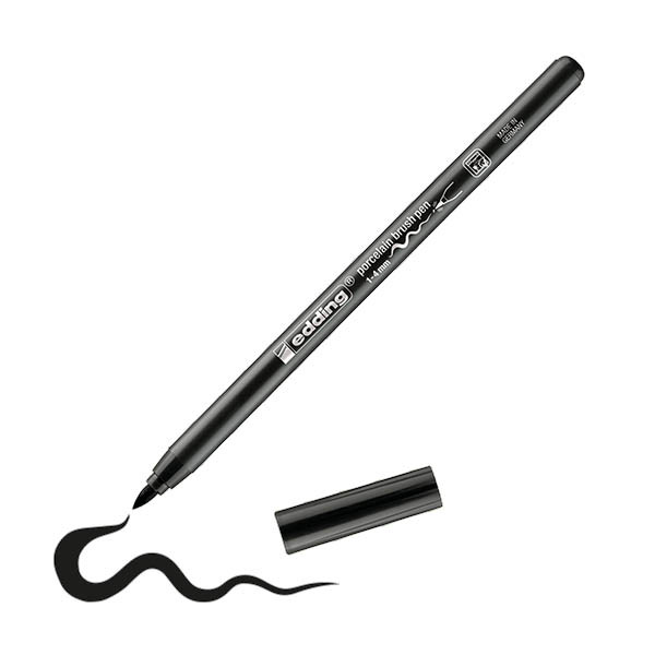 Märkpenna porslin 1.0mm - 4.00mm | Edding 4200 | svart 239285 - 1