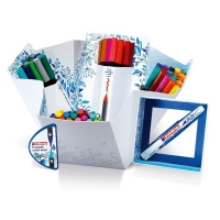 Edding Penselpennor set | Edding Colour Happy Box | sorterade färger/pennor | 70st 4-CH691 239347