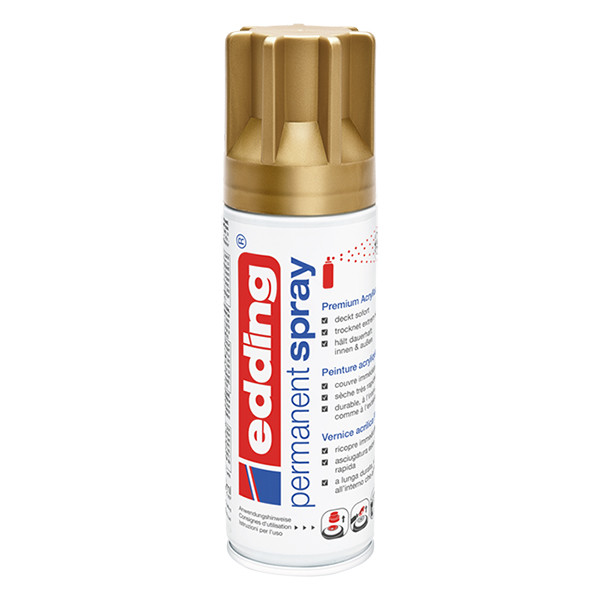 Edding Sprayfärg akryl | Edding 5200 | 200 ml | matt guld 4-5200924 239068 - 1