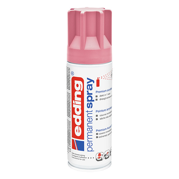 Edding Sprayfärg akryl | Edding 5200 | 200 ml | matt rosa 4-NL5200935 239247 - 1