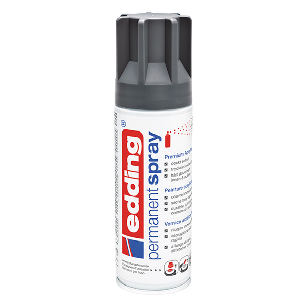 Sprayfärg akryl | Edding 5200 | 200ml | matt antracit 239070 - 1