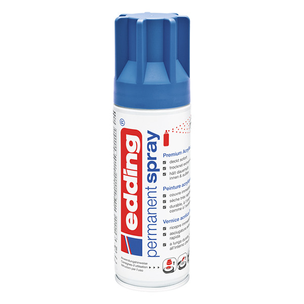 Sprayfärg akryl | Edding 5200 | 200ml | matt gentianblå 239047 - 1