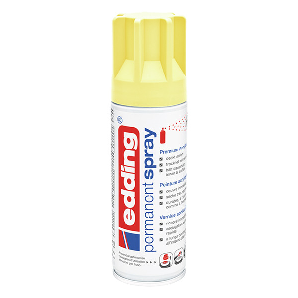 Sprayfärg akryl | Edding 5200 | 200ml | matt pastellgul 239059 - 1