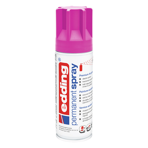 Sprayfärg akryl | Edding 5200 | 200ml | matt telemagenta 239053 - 1