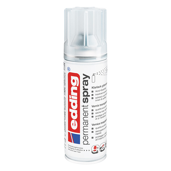 Sprayfärg akryllack | Edding 5200 | 200ml | transparent blank 239075 - 1