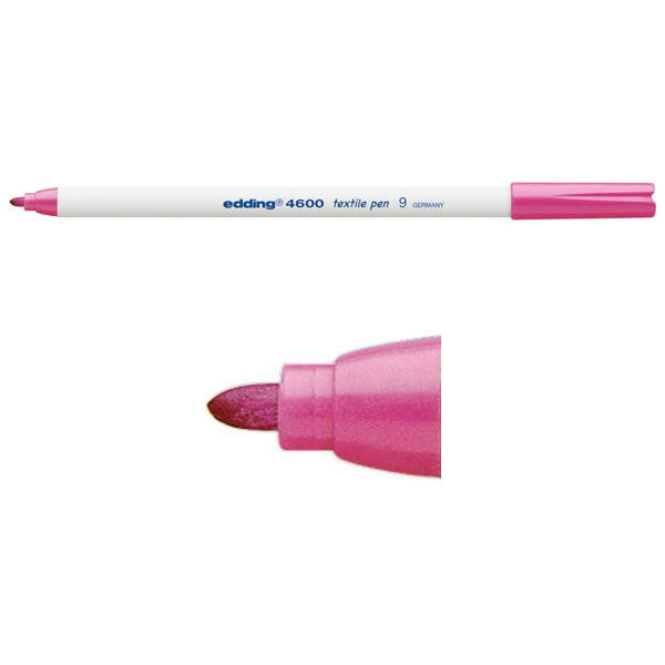 Edding Textilpenna 1.0mm | Edding 4600 | rosa 4-4600009 200766 - 1