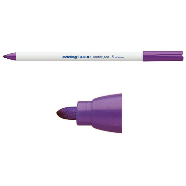 Edding Textilpenna 1.0mm | Edding 4600 | violett 4-4600008 200764 - 1