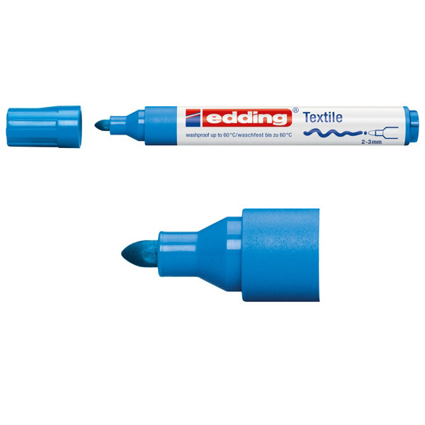 Edding Textilpenna 2.0mm - 3.0mm | Edding 4500 | ljusblå 1047010 200736 - 1