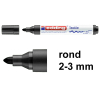 Textilpenna 2.0mm - 3.0mm | Edding 4500 | svart