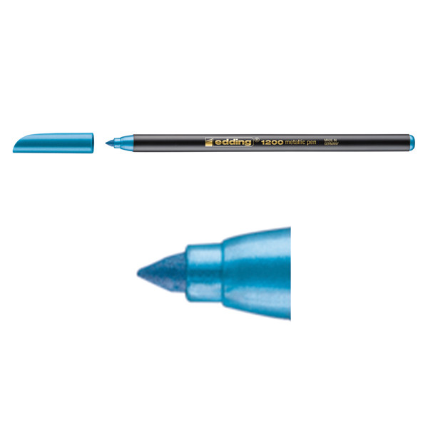 Edding Tuschpenna 1.0mm | Edding 1200 | blå metallic 4-1200073 239337 - 1