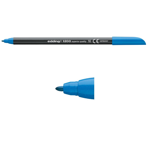 Edding Tuschpenna 1.0mm | Edding 1200 | ljusblå 4-1200010 200967 - 1