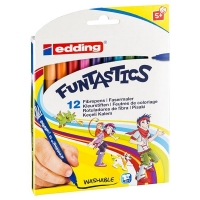 Edding Tuschpennor | Edding 15 Funtastic | sorterade färger | 12st 4-15-12 239344