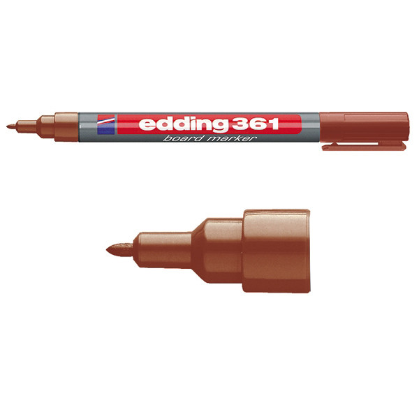 Edding Whiteboardpenna 1.0mm | Edding 361 | brun 4-361007 200847 - 1