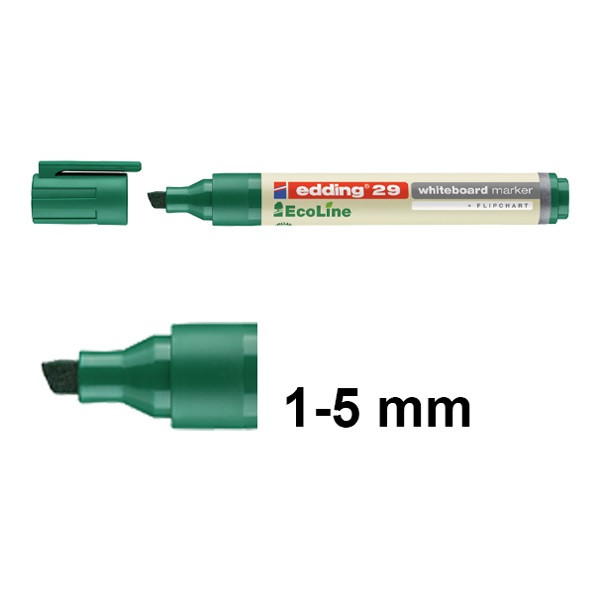 Edding Whiteboardpenna 1.0mm - 5.0mm | Edding 29 EcoLine | grön 4-29004 240354 - 1