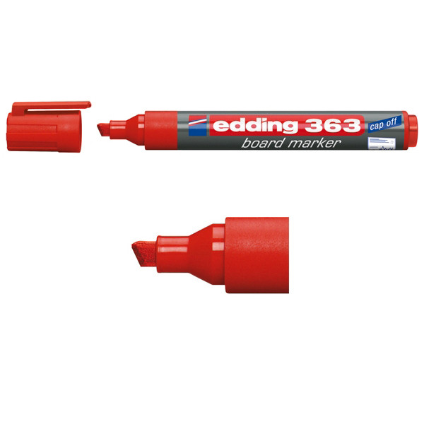 Edding Whiteboardpenna 1.0mm - 5.0mm | Edding 363 | röd 4-363002 200648 - 1