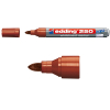 Whiteboardpenna 1.5mm - 3.0mm | Edding 250 | brun 200841 - 1