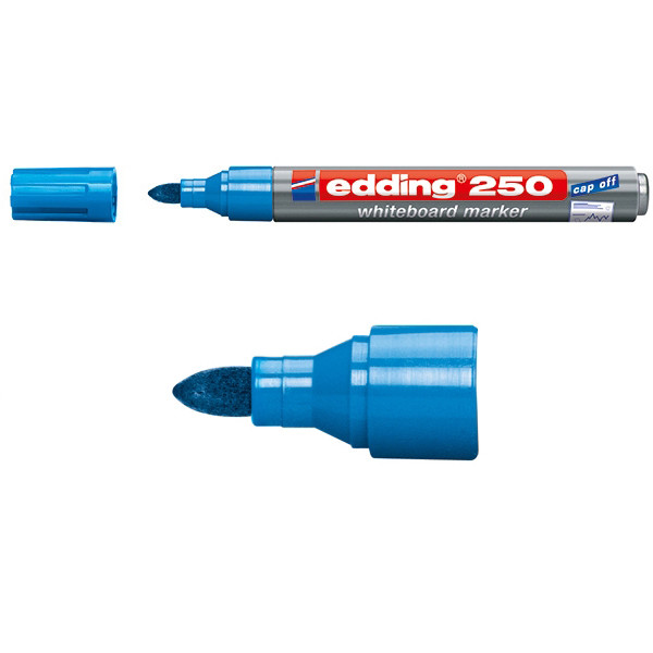 Edding Whiteboardpenna 1.5mm - 3.0mm | Edding 250 | ljusblå 4-250010 200844 - 1