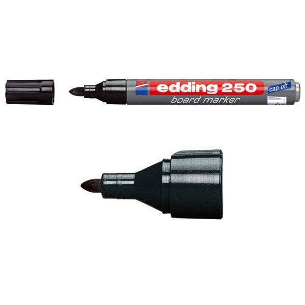 Edding Whiteboardpenna 1.5mm - 3.0mm | Edding 250 | svart 4-250001 200532 - 1