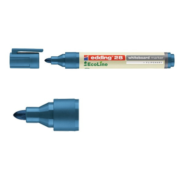 Edding Whiteboardpenna 1.5mm - 3.0mm | Edding 28 EcoLine | blå 4-28003 240349 - 1