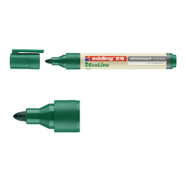 Edding Whiteboardpenna 1.5mm - 3.0mm | Edding 28 EcoLine | grön 4-28004 240350 - 1