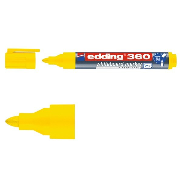 Edding Whiteboardpenna 1.5mm - 3.0mm | Edding 360 | gul 4-360005 240538 - 1