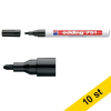 lackpenna 1.0mm - 2.0mm | Edding 751 | svart | 10st